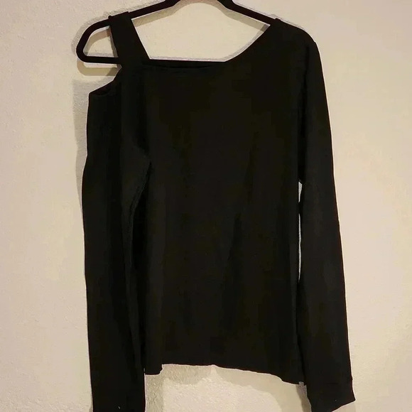 MAGICMK Black Top Long Sleeve Shirt With Love Print Size M - Picture 6 of 8